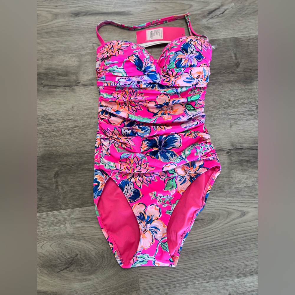 Lilly Pulitzer NWT Flamenco One-Piece Swimsuit size 0